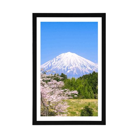 POSTER WITH MOUNT FUJI VOLCANO - NATURE - POSTERS