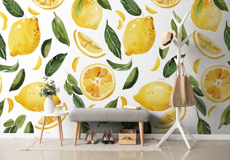 TAPETA LETNÉ CITRÓNY - TAPETY JEDLÁ A NÁPOJE - TAPETY