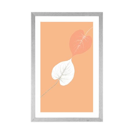 PLAKÁT S PASPARTOU DOTEK LISTŮ - MOTIVY Z NAŠÍ DÍLNY - PLAKÁTY