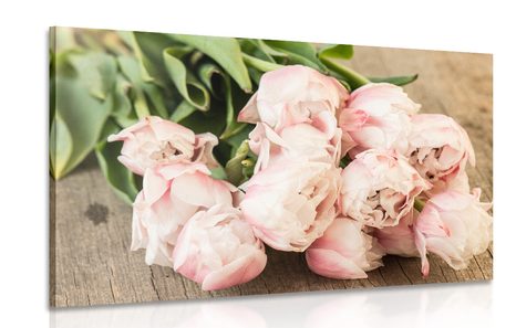 CANVAS PRINT ROMANTIC BOUQUET - PICTURES FLOWERS - PICTURES