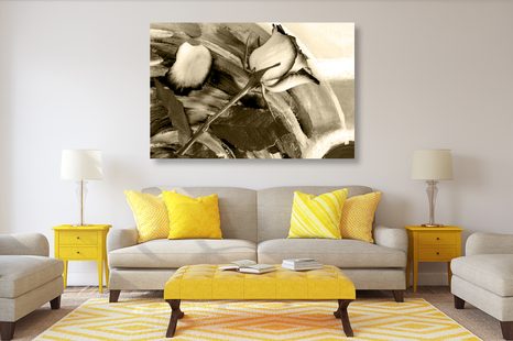 WANDBILD ROSE IN SEPIA-AUSFÜHRUNG - BILDER - 🔥 TOTALAUSVERKAUF