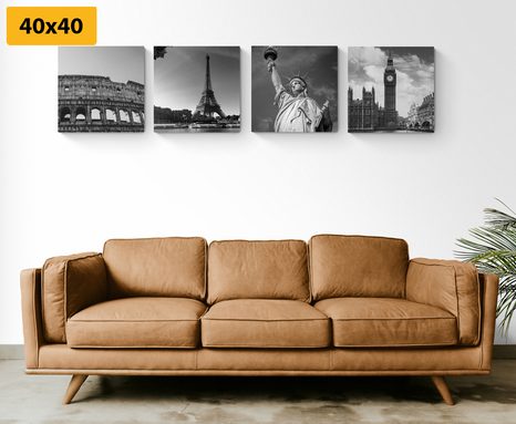 KÉPSZETT FEKETE-FEHÉR TÖRTÉNELMI MŰEMLÉKEK - KÉPSZETTEK - KÉPEK