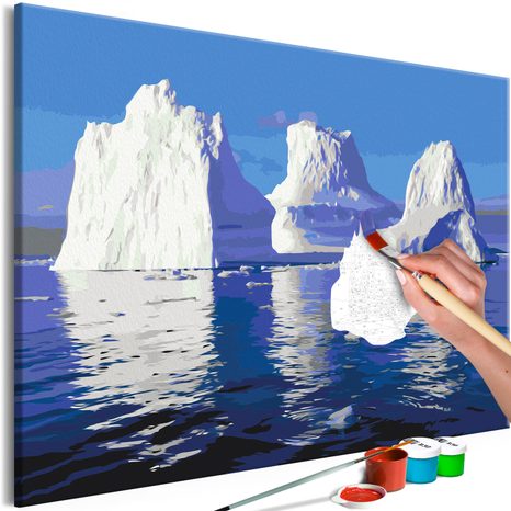PICTURE PAINTING BY NUMBERS ICEBERG