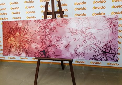 WANDBILD BLUMEN-MANDALA - BILDER MIT FENG SHUI-MOTIVEN - BILDER