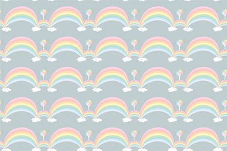 TAPETA DUHOVÝ DÉŠŤ - DĚTSKÉ TAPETY - TAPETY