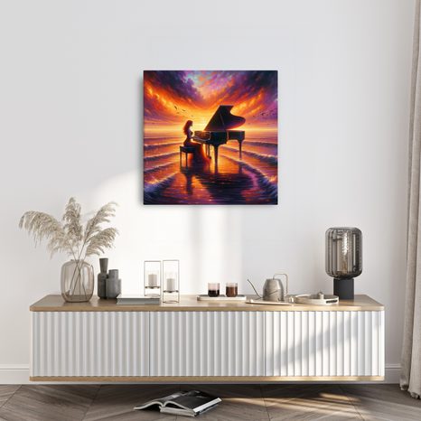 WANDBILD MELODIEN IN REFLEXIONEN - BILDER MEER UND STRAND - BILDER