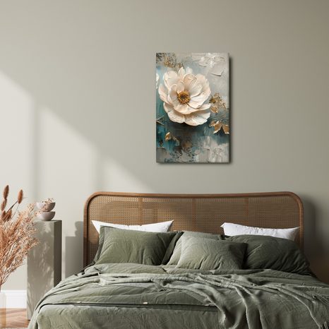 SLIKA NJEŽNI CVJETOVI NA PLATNU - SLIKE CVIJEĆA - SLIKE