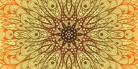 OBRAZ UNIKALNY ETNICZNY ORNAMENT - OBRAZY FENG SHUI - OBRAZY