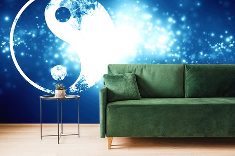 SAMOLEPÍCÍ TAPETA SYMBOL JIN A JANG - SAMOLEPÍCÍ TAPETY - TAPETY