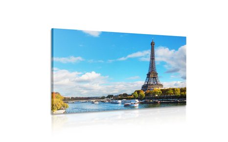 WANDBILD ATEMBERAUBENDES PANORAMA VON PARIS - BILDER VON STÄDTEN - BILDER