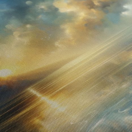 WANDBILD RUHIGER MORGEN AM SEE - BILDER VON SONNENAUFGANG UND SONNENUNTERGANG - BILDER