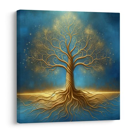 OBRAZ STROM ŽIVOTA V ZÁŘI HVĚZD - OBRAZY STROMY ŽIVOTA - OBRAZY