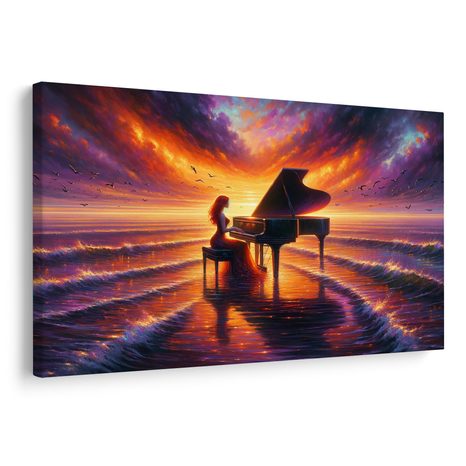 OBRAZ PÍSEŇ SVĚTLA A MOŘE - OBRAZY MOŘE A PLÁŽ - OBRAZY