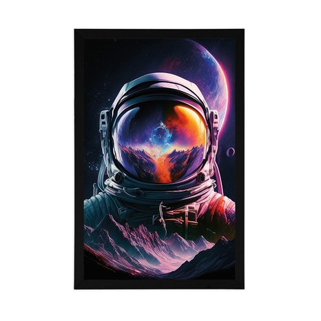 PLAKAT PORTRET ASTRONAUTA - ASTRONAUTI - PLAKATI