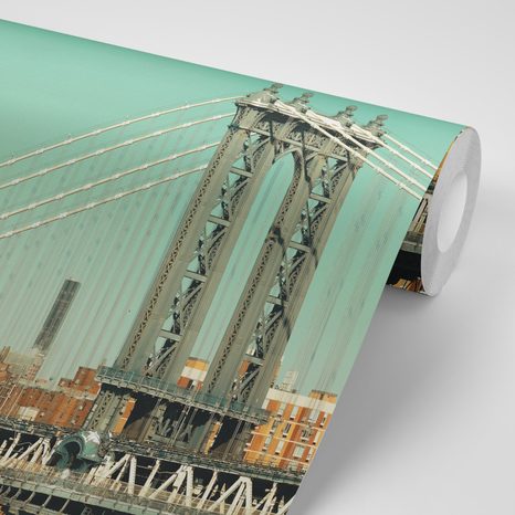 WALL MURAL SKYSCRAPERS IN NEW YORK - WALLPAPERS CITIES - WALLPAPERS