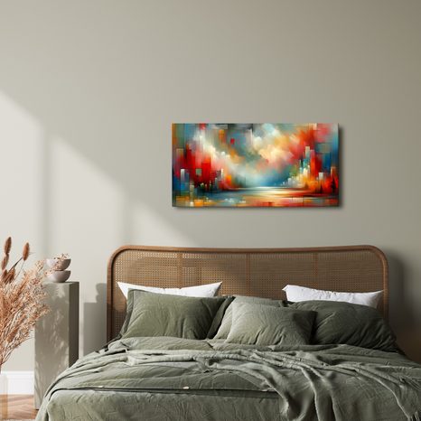OBRAZ ABSTRAKCE V BARVÁCH - ABSTRAKTNÍ OBRAZY - OBRAZY