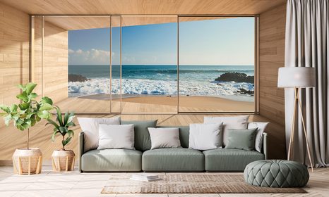 SAMOLEPÍCÍ TAPETA NÁDHERNÝ VÝHLED NA MOŘE - SAMOLEPÍCÍ TAPETY - TAPETY