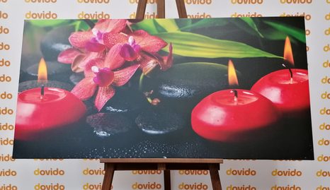 КАРТИНА НА ПЛАТНО – УСПОКОЯВАЩ ЗЕН НАТЮРМОРТ - ФЪН ШУЙ КАРТИНИ - КАРТИНИ