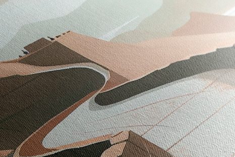 STAMPA SU TELA – FAMOSA GRANDE MURAGLIA CINESE - QUADRI MONTAGNE - STAMPE E QUADRI