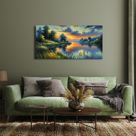 SLIKA MIRNA VODNA GLADINA - SLIKE JEZERA - SLIKE