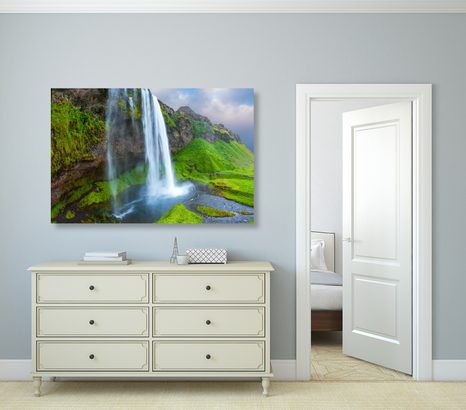 OBRAZ VODOPÁD NA ISLANDU - OBRAZY VODOPÁD - OBRAZY