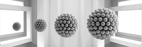 КАРТИНА НА ПЛАТНО – ЧЕРНО-БЕЛИ КЪЛБЕТА В ПРОСТРАНСТВОТО - ЧЕРНО-БЕЛИ КАРТИНИ - КАРТИНИ