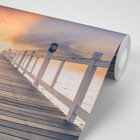 WALL MURAL OLD WOODEN PIER - WALLPAPERS - 🔥 TOTAL SALE 🔥