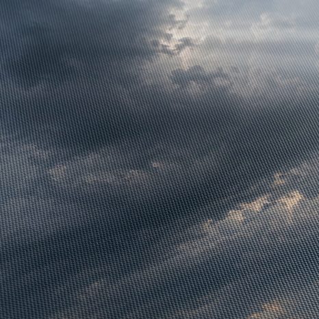 OBRAZ DRAMATYCZNE BURZOWE CHMURY NAD HORYZONTEM - OBRAZY PRZYRODY I KRAJOBRAZY - OBRAZY