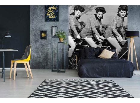 FOTOTAPETA ŽENY NA BICYKLI - TAPETY - 🔥 TOTÁLNY VÝPREDAJ