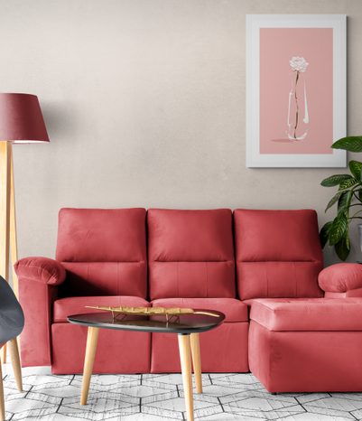 PLAKÁT S PASPARTOU MINIMALISTICKÝ KVĚT - VÁZY - PLAKÁTY