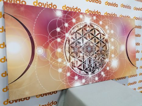 WANDBILD BEZAUBERNDES MANDALA - BILDER MIT FENG SHUI-MOTIVEN - BILDER