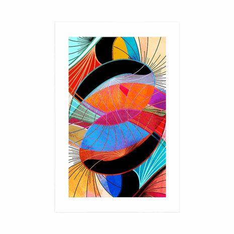 POSZTER PASZPORTUVAL SZÍNES ABSZTRAKCIÓ - ABSZTRAKT POSZTEREK - POSZTEREK