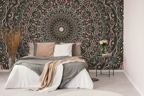 TAPETA MANDALA VE VINTAGE STYLU - TAPETY FENG SHUI - TAPETY