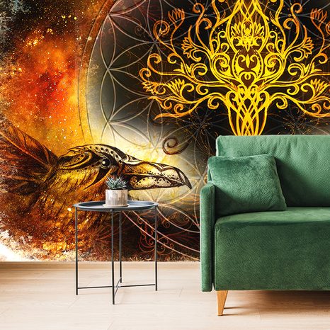 WALLPAPER RAVENS AND THE TREE OF LIFE - WALLPAPERS FENG SHUI - WALLPAPERS