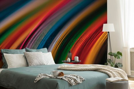 SAMOLEPÍCÍ TAPETA DETAIL BAREVNÉHO MATERIÁLU - SAMOLEPÍCÍ TAPETY - TAPETY