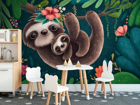 TAPETA ROZTOMILÉ LENOCHODY - DĚTSKÉ TAPETY - TAPETY