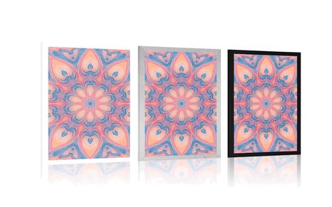 POSTER HYPNOTISCHES MANDALA - FENG SHUI - POSTER