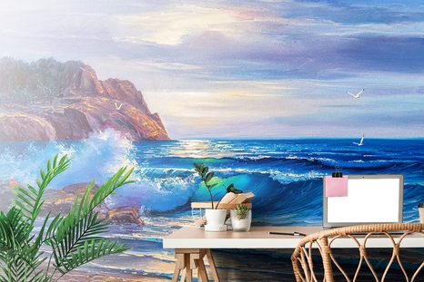 TAPETA RÁNO NA MOŘI - TAPETY PŘÍRODA - TAPETY