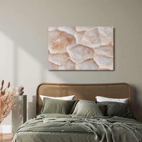 CANVASTAVLA FIN ÅDRING I BEIGE MARMOR - MARMORTAVLOR - TAVLOR