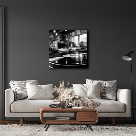 WANDBILD VINTAGE SCHALLPLATTE - VINTAGE- UND RETRO-BILDER - BILDER