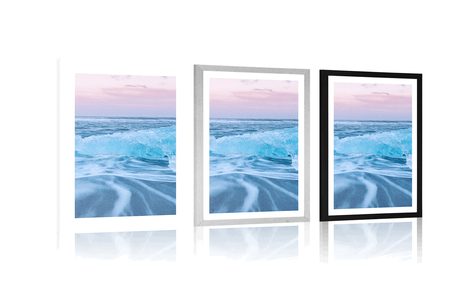 PLAGÁT S PASPARTOU ĽADOVÝ OCEÁN - PRÍRODA - PLAGÁTY