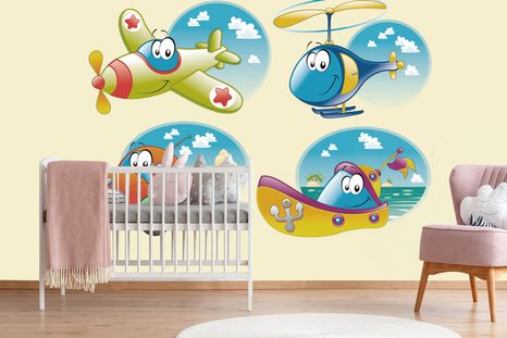 TAPETA VÝLET ZA SLNIEČKOM - DETSKÉ TAPETY - TAPETY