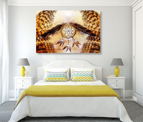 OBRAZ INDIÁNSKÝ LAPAČ SNŮ - OBRAZY FENG SHUI - OBRAZY