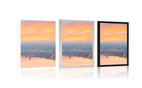 POSTER – TRAMONTO SULLA CITTÀ DI BANGKOK - CITTÀ - POSTER