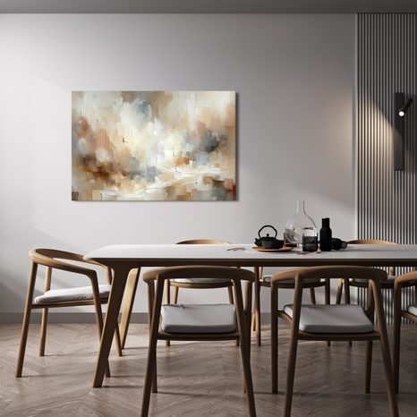 KÉP FINOM BÉZS ABSZTRAKCIÓ - ABSZTRAKT KÉPEK - KÉPEK