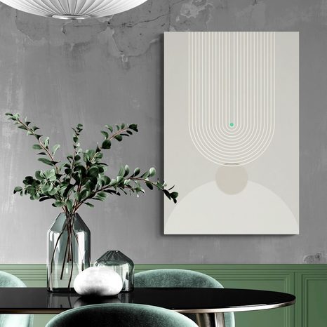 OBRAZ MODERNÍ VZORY MID-CENTURY - ABSTRAKTNÍ OBRAZY - OBRAZY