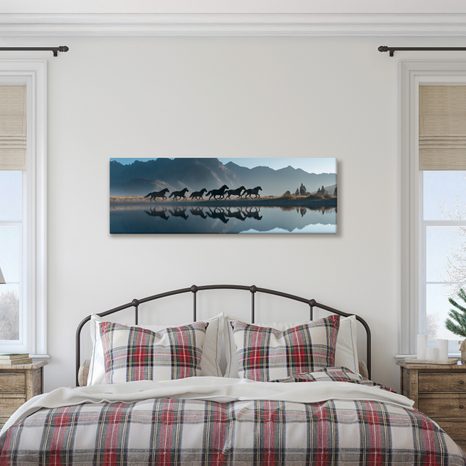 OBRAZ SVOBODA V HORÁCH - OBRAZY KONĚ - OBRAZY