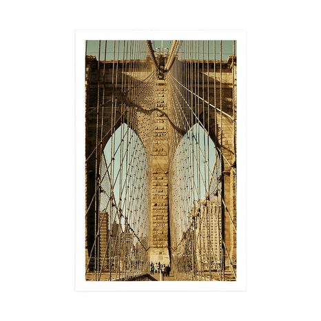 POSTER – PONTE DI MANHATTAN A NEW YORK - CITTÀ - POSTER