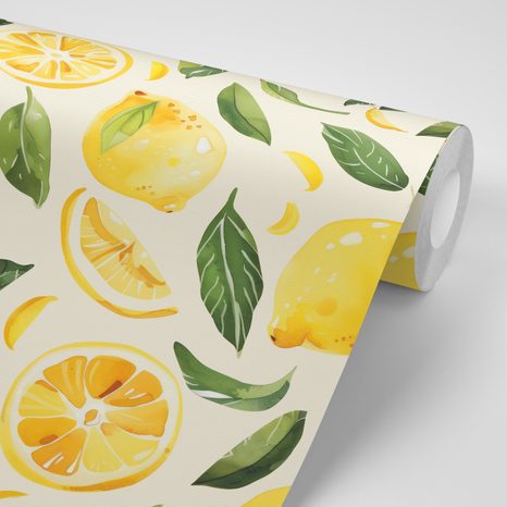 SAMOLEPIACA TAPETA SVIEŽE CITRÓNY - SAMOLEPIACE TAPETY - TAPETY