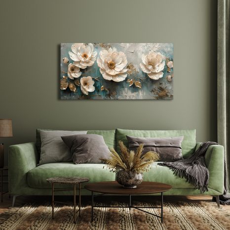 SLIKA LUKSUZNA CVJETNA HARMONIJA - SLIKE CVIJEĆA - SLIKE